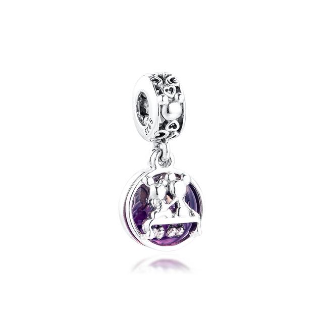 

Підходить для європейського браслета зі срібла 925 проби Патронус Гедвіга, що обертається, висить, крилатий ключ, підвіска, підвіски, намистини для виготовлення ювелірних виробів