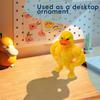 Muscle Duck Statue 3D Desktop Decor Cute Bookshelf Whimsical Figurine Home Accessory Party Favor Funny Gift For Kids Adults