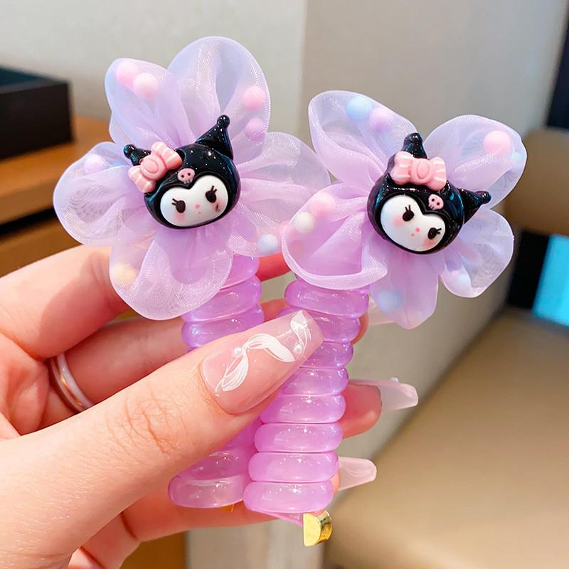 Kids' Butterfly Hair Tie Set: Sweet, Colorful Ponytail Holders and Braid Accessories