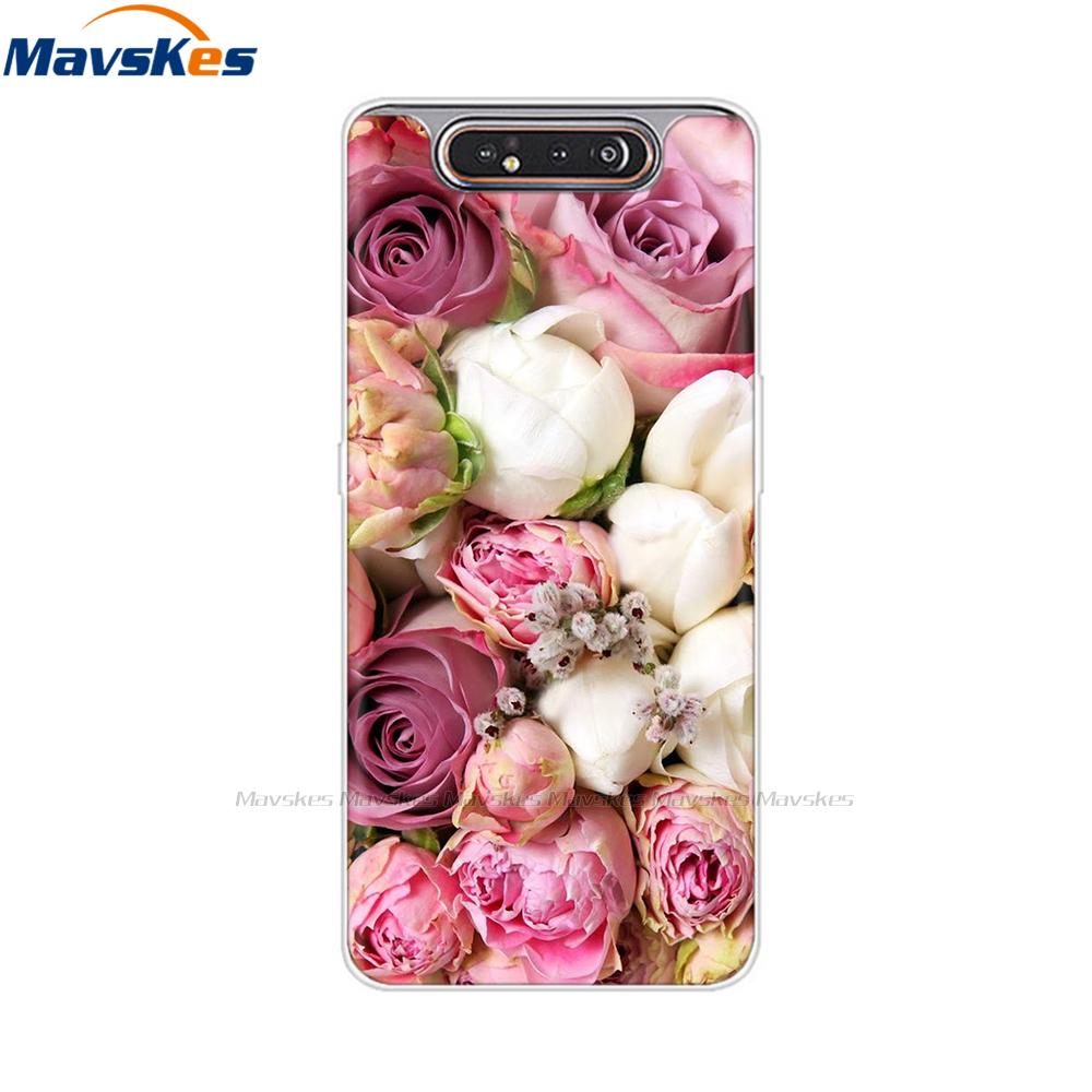 Per Samsung Galaxy A80 Custodia A805 Silicone Morbido TPU Custodia per Telefono Per Samsung A80 2019 A 80 GalaxyA80 A805F A805 SM-A805F/DS Copertura