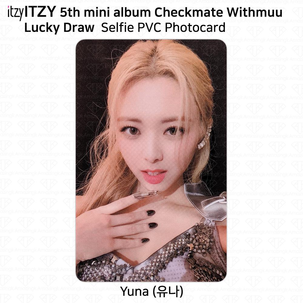

ITZY 5-й мини-альбом Checkmate Официальная фотокарточка Withmuu Lucky Draw Polaroid Yuna - A