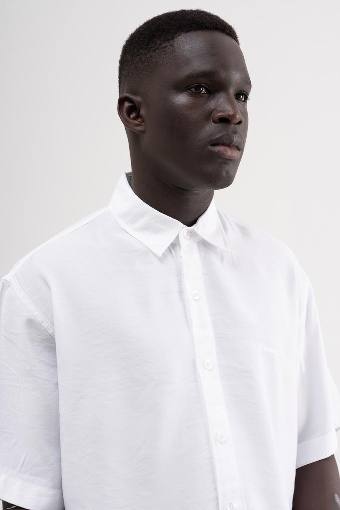 Machinist Oversized Basic Men's Shirt – White S