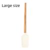 White Silicone Cream Spatula Non-stick Pastry Blenders Wood Handle Chocolate Butter Baking Scraper Kitchen Cake Mixer  Kitchenware Set
