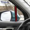 Real Soft Carbon Fiber Sticker For Kia Sportage NQ5 2022 2023 2024 2025 LHD RHD Car A-pillar Side Decor Trim Accessories