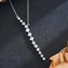 Starlit Zirconia Necklace: Elegant High-End Clavicle Chain for Women