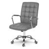 Benton Gray Leather Office Chair