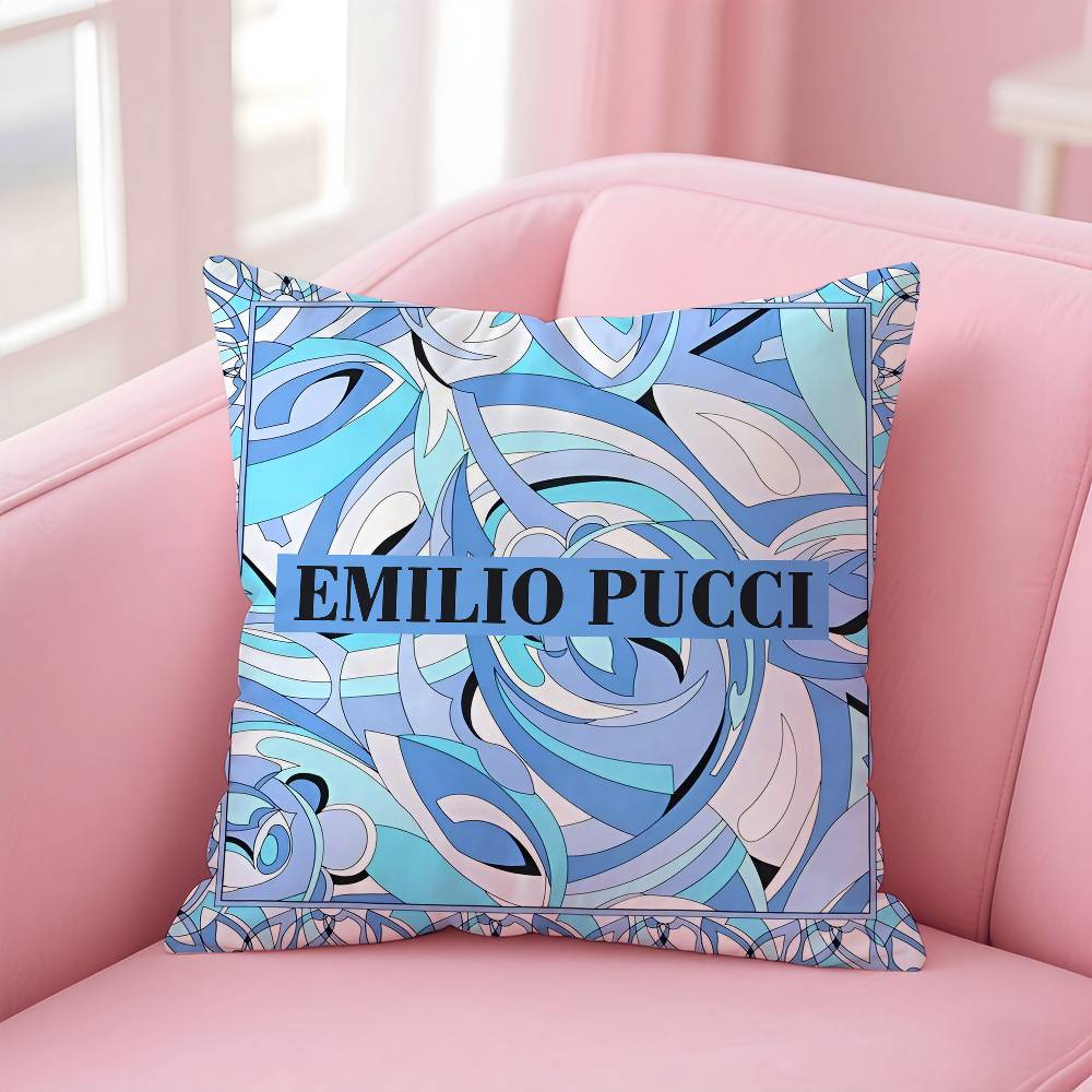 Fashion E-Emilio-O P-Pucci Pillow Case pattern printing pillowcase living room sofa cushion cover bedroom room decor