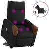 Lift-Up Massage Chair, Electric, Reclining, Black
