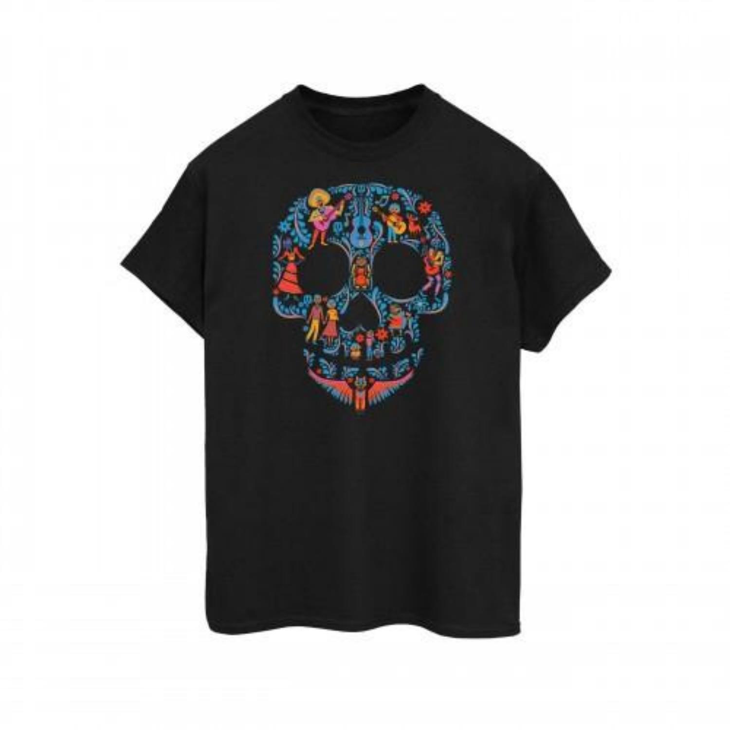 

Coco Mens Skull Cotton T-Shirt XXXXXL чорний