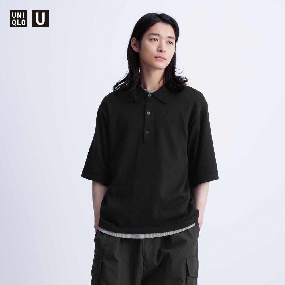 

Трикотажная рубашка-поло UNIQLO с коротким рукавом