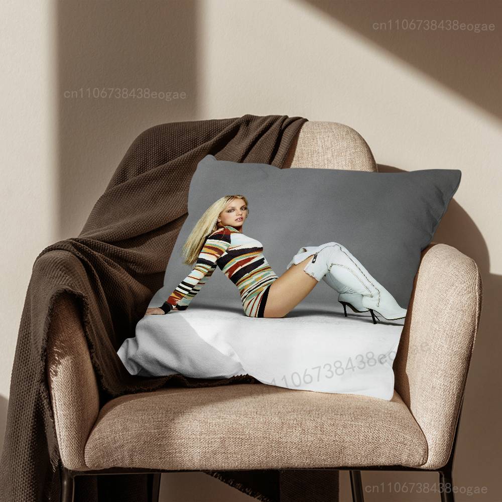 Singer B-Britneys S-Spears Pillow Case For Room Sofa Cushion Cover Suitable For Home Bedroom Decoration And Protector