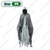 1/2/3PCS Halloween Scary Cloak Cape Costume Skull Zombie Prop for Adults Kid Cosplay Party Haunted House Outdoor Horror Supplies