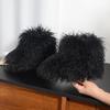 Kids' Furry Winter Snow Boots - Plush Velvet, Unisex for Boys & Girls