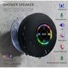 Lautsprecher Bluetooth-Lautsprecher Mini Dusch-Subwoofer Wasserdicht Freisprecheinrichtung Mit Saugnapf Mikrofon Für Badezimmer Pool Strand Auto Telefon