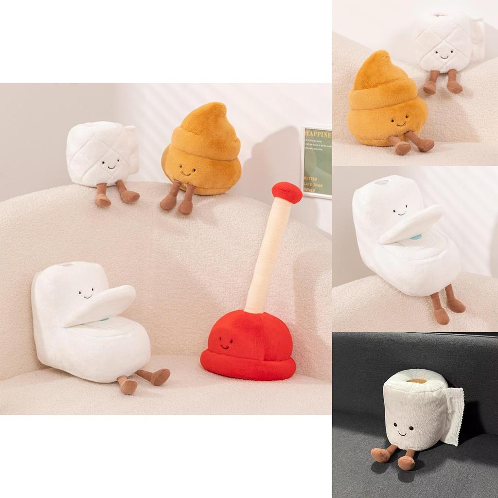 Adorable Plush Toilet Paper Doll Cuddly Soft Pp Cotton Collectible Gift