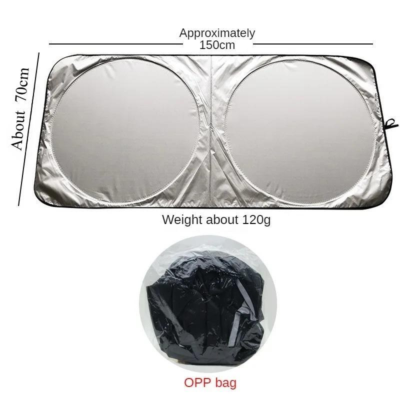 

Car Windshield Sun Shade Anti-UV Interior Protector Folding Sunshade Cover Visor Auto Accessories Windscreen Parasol