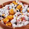 Colorful Cute Kitten Ceramic Beads for DIY Jewelry & Lucky Cat Pendants