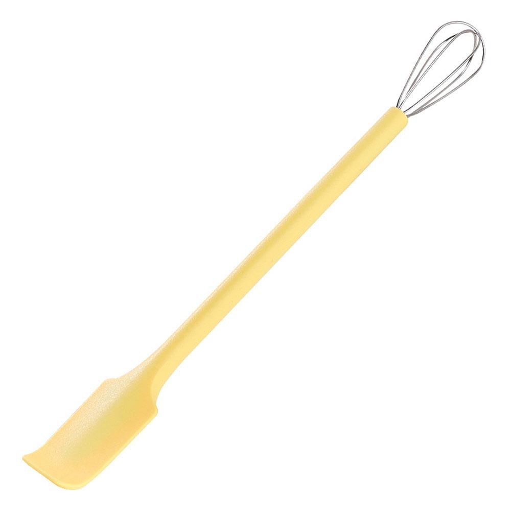 Manual Egg Whisk Silicone Cream Baking Flour Mixer New Egg Beater  Kitchen Baking Accessories Yellow