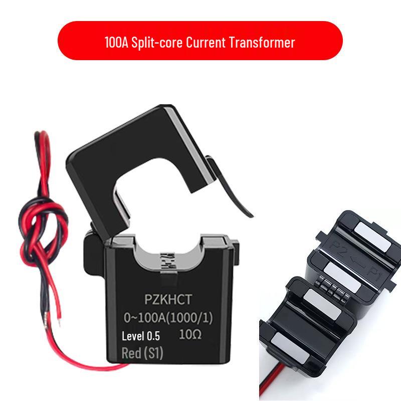 Peacefair Switchable Split-core Current Transformer Circuit Breaker (32A, 100A, 200A, 300A)