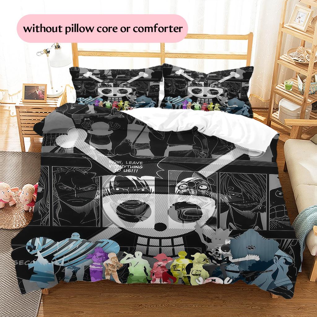 Set Copripiumino Trapuntato con Fantasia Unica Decorazione per la Casa Regalo (1 * copripiumino + 2 * federe senza imbottitura).xwn