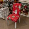 Christmas Chair Cover New Decorative Dining Chair Cover Holiday Decorative Elastic Chair Back Cover Christmas Chair Cover
