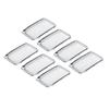 7PCS Set Front Grille Trim Ring Chrome Plated Modification Replacement for Grand Cherokee 2014‑2016