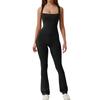 Women's Wide Leg Jumpsuit Women's Sleeveless Sexy Tight Casual Bodysuit Fitness Clothing