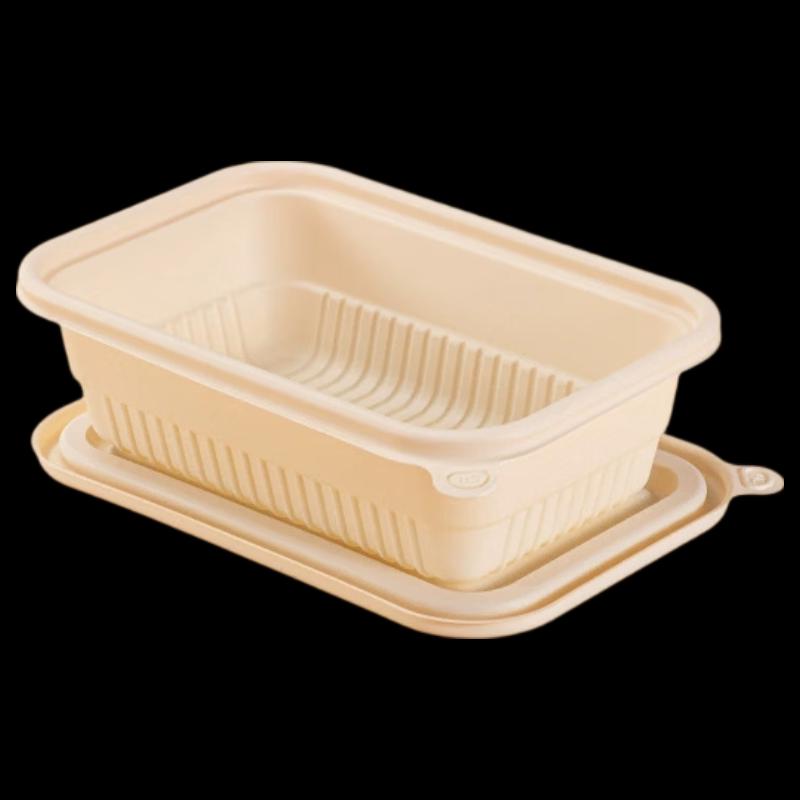 

Biodegradable Corn Starch Takeaway Container with Lid