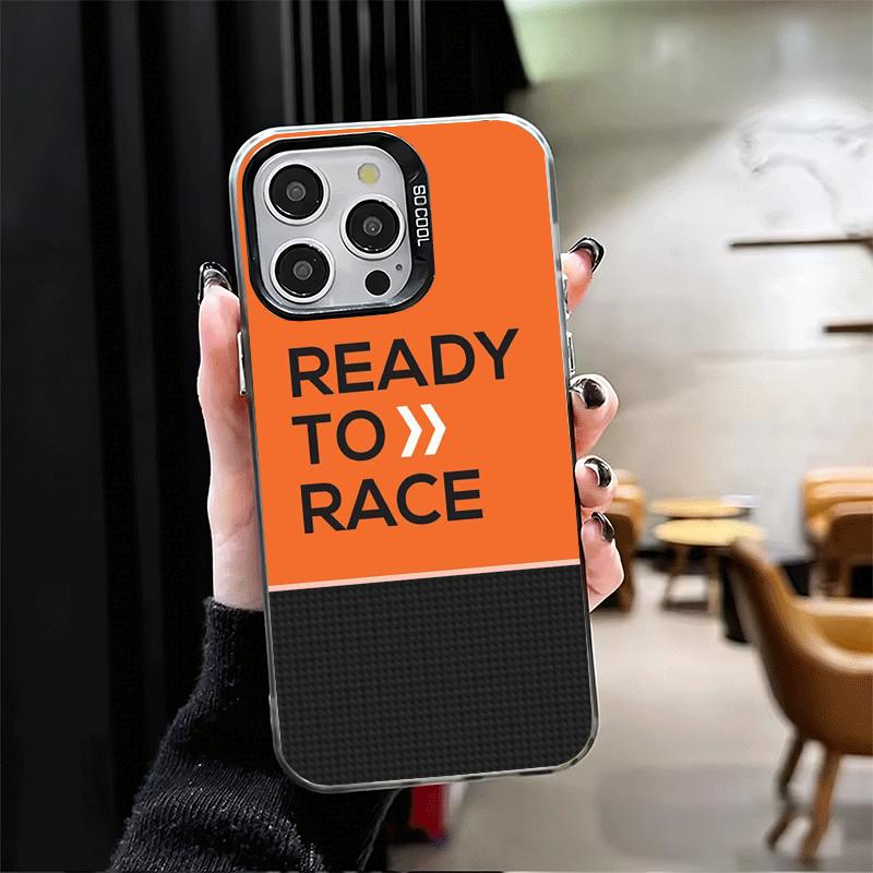 Ready To Race Shockproof Phone Case for iPhone 17 Air 16 16E 15 Pro Max 14 Plus 13 Mini 12 Back Cover Anti Fall Fundas