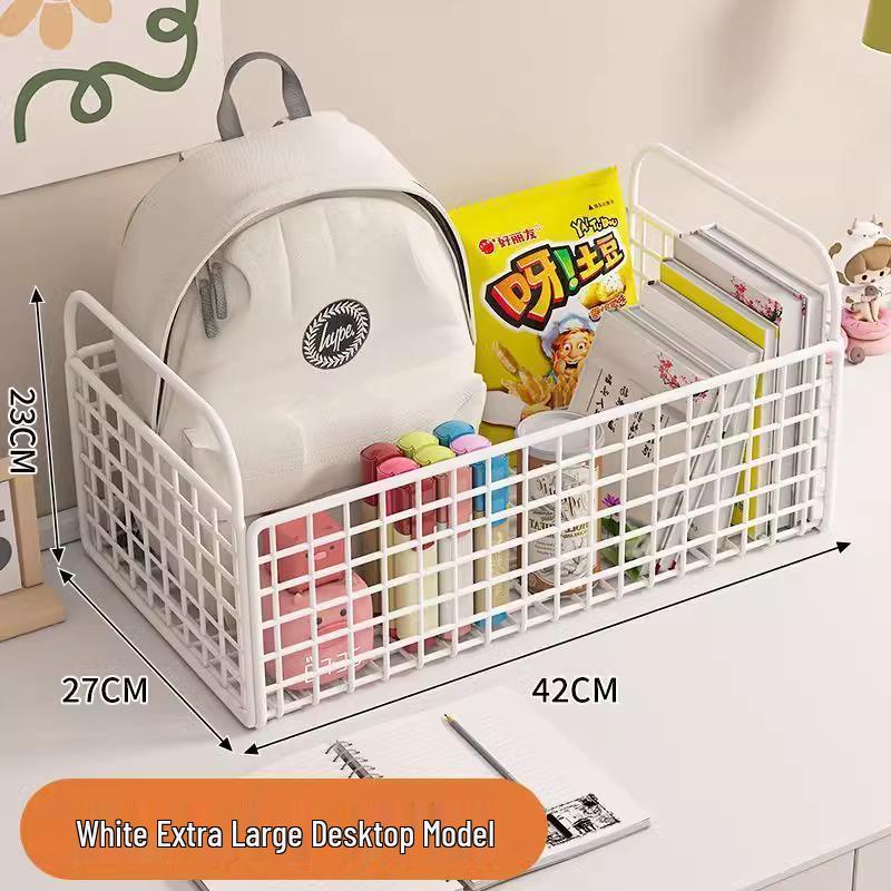 Compact Storage Cart with Casters for Bags, Backpacks, Books, and More