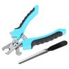 Pet Nail Clipper Set Dog Stainless Steel Nail Trimmer Safety Guard To Avoid OverCutting(Lake Blue Large )