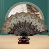 Handheld Chinese Style Folding Fan Lace Dance Fan Photography Props Hand Fans  Art Fans