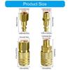 Quick Release Coupling Adapter Quick Coupler Tool Air Line Hose Fitting Quick Connect Air Hose Fittings Easy to Use