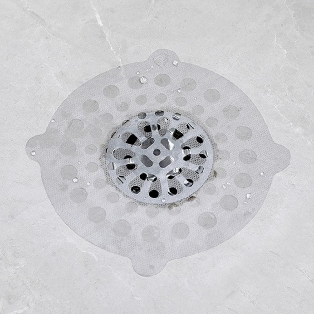 15 PCS Disposable Sink Strainer 5.91*5.91 Inch Shower Drain Catcher Hair Catcher Kitchen