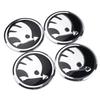 2026 Hot 4Pcs Car Styling Wheel Hub Cap Stickera Auto Refit Accessories For Skoda Rapid Fabia 2 Octavia A7 A5 A4 Yeti Superb 3 A