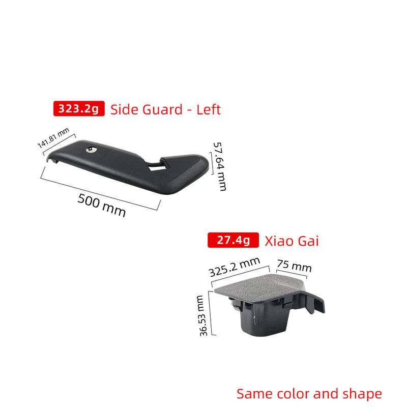 Front Left Seat Side Trim Cover & Seat Side Cover Cap for Mercedes-Benz W212 W463 CLS218 2129182530 2129181130
