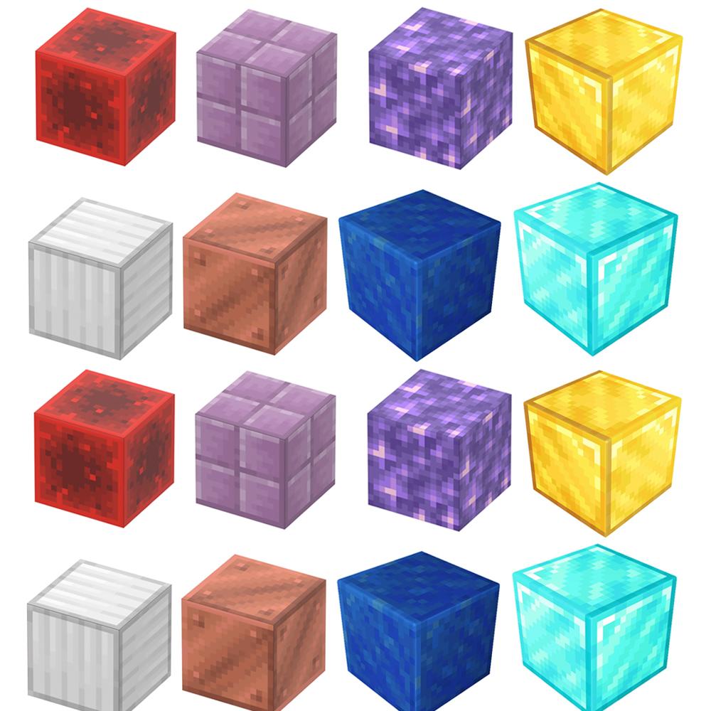 Pixel-Stil Mineral Magnet Welt Magnetische Bausteine Montage Ersatzteile Sensorisches Spielzeug für Kinder DIY Tierwürfel Grundplatte