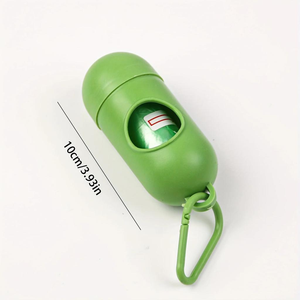 Hundekotbeutel mit Spender und Leinenclip - Leicht duftende Abfallbeutel für einfache Reinigung