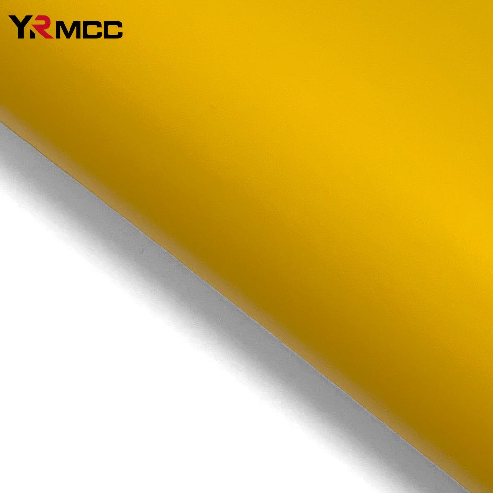 Auto Accessories Yellow Bubble-free Vinyl Hood Rearview Mirror Anti-scratch Frosted Creative Self-adhesive Sticker Car Supplies