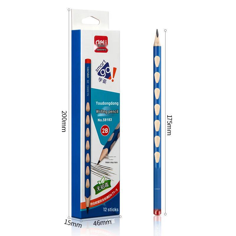 Deli Ergonomic Grip Pencils