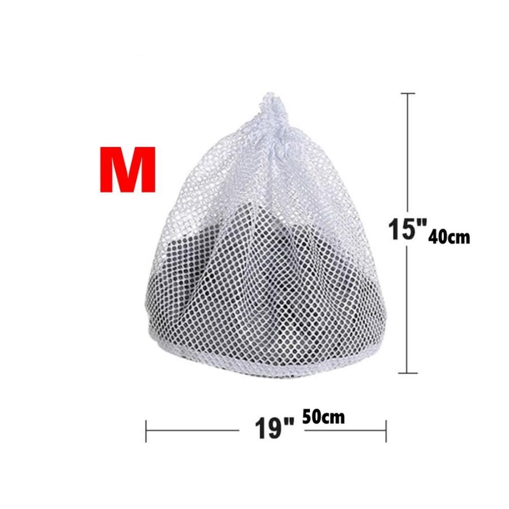 4 Pack Mesh Laundry Bag - Machine Washable Drawstring Design Travel Wash Bag for Blouses, Hosiery, Stockings, and Underwear