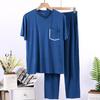 Men's Modal Pajamas Summer Sleepwear Set