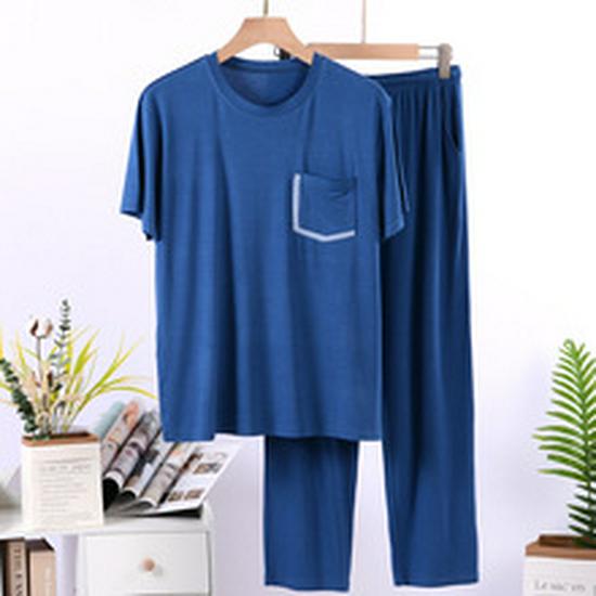 Men's Modal Pajamas Summer Sleepwear Set
