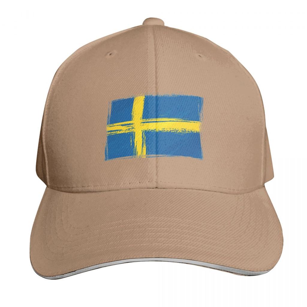 Swedish flag Svenska Flaggan Baseball Cap Luxury Cap cute Custom Cap Anime Hat For Girls Unisexs
