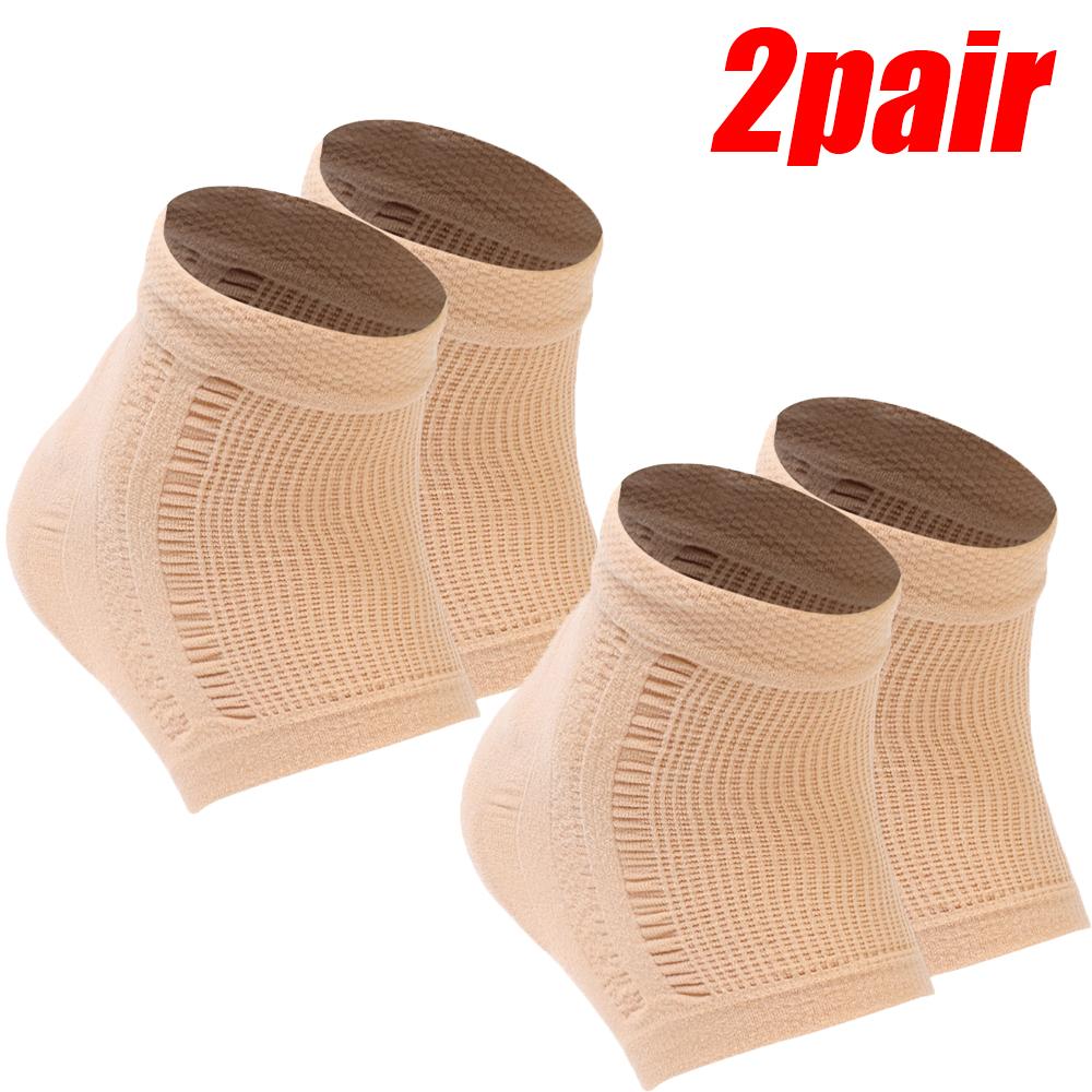 Silicone Heel Protector Mesh Gel Half Short Socks Feet Care Repair Cushion Pads Moisturizing Anti-wear Foot Cover Tools
