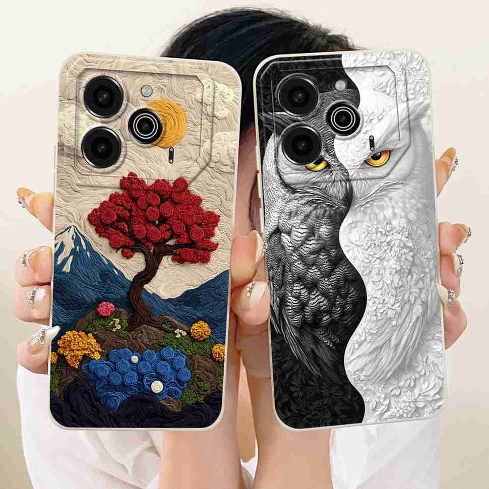 Phone Case For Tecno Pova 6 Pro 5G LI9 Casing Fashion Pattern Soft Silicone Shockproof For Tecno Pova6 Pova 6 Pro Cover Shell