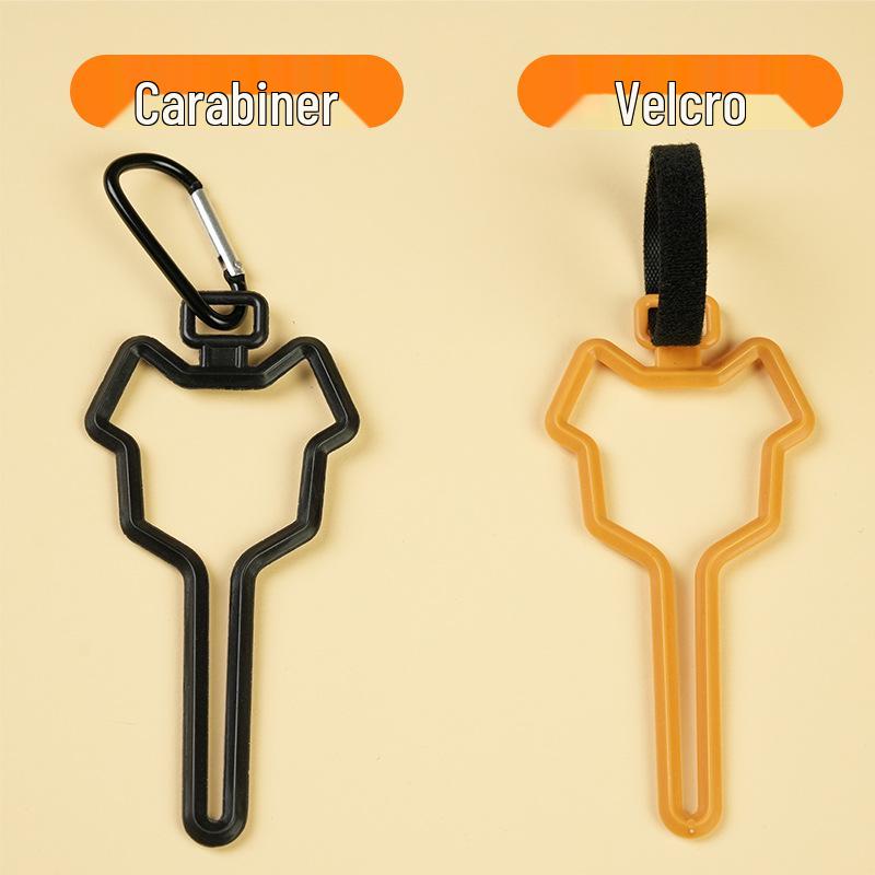 

Hands-Free Dog Leash with Poop Bag Dispenser and Waste Scooper Climbing Hook зелёный