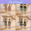Vintage Ethnic Style Drop Earrings With Tassels For Womens Boho Festival Jewelry