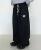 Koiliseu Corvin Pintuck Wide Elastic Waist Pants (3 Colors)