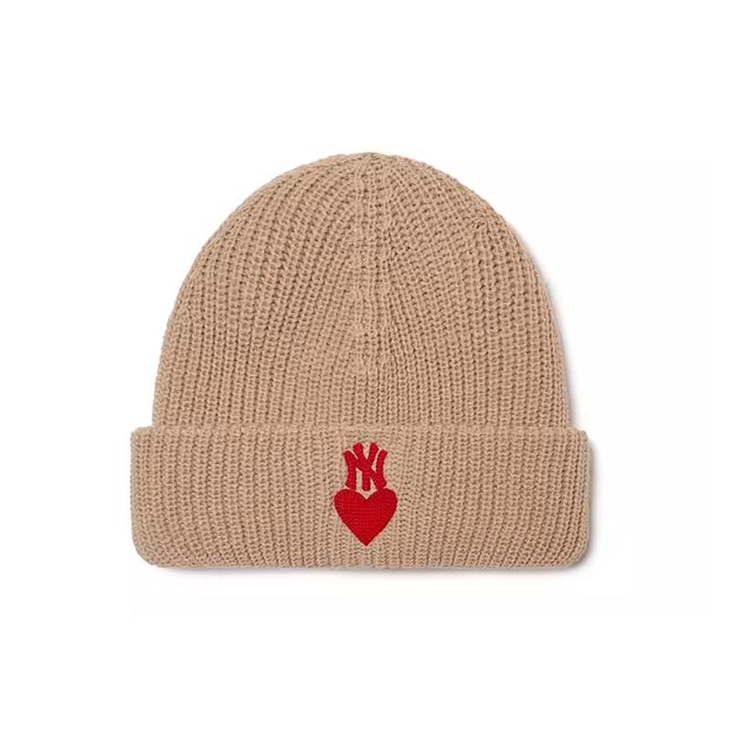 MLB Acrylic Beanies Kids  Beige Yellow Fashion 7ABNH0426 OS